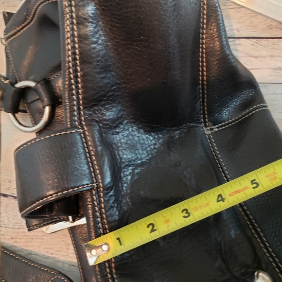 B Makowsky black leather purse - Picture 2 of 7